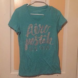 glittery aeropostal shirt